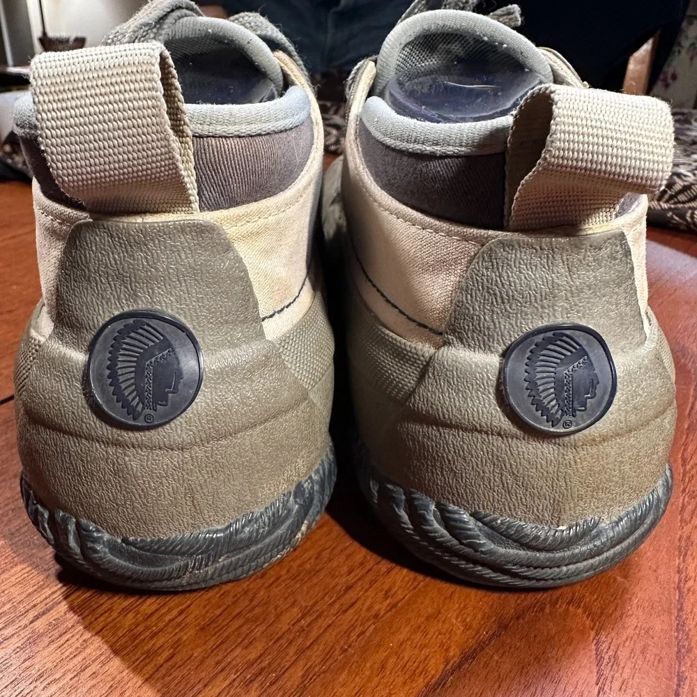 Lacrosse Mens Alpha Muddy Sz 10 Waterproof‎ Rubber Slip-on Shoes Boot Green Gray